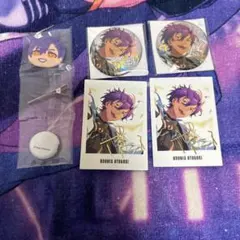 あんスタ 9周年 おまんじゅう 前髪クリップ 缶バッジ 乙狩アドニス