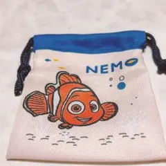 セリア PIXARミニ巾着 ニモ１個