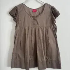 チュニック　Mサイズレースフレンチスリーブ　4/15まで