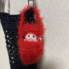 147)ミニチュアドールお出かけキラキラ寝袋ケース／ハンドメイド