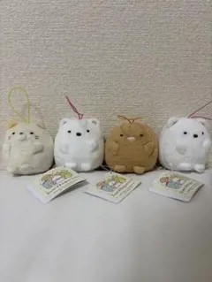 【4体セット】すみっコぐらし　てのりぬいぐるみ