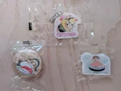 mofusand 缶バッジ＆ラバーチャーム＆アクリルステッカーセット