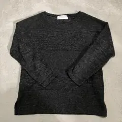 長袖ニット CHAOPANIC TYPY チャオパニック ティピー グレー 冬