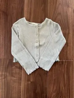 リセマイン リブ編み カーディガン 110cm