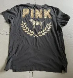 難あり PINK 半袖Tシャツ ブラック ゴールドスパンコールのサムネイル