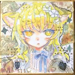 しらたま たまトーク！ふわりちゃん描きおろし 直筆サイン入り色紙