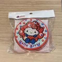 関西万博　キティミャクミャク　キラキラ　缶　ラムネ サンリオ