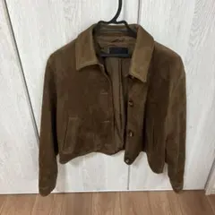 ZARA スエード調ジャケット ブラウン L