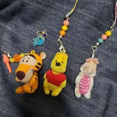 平成レトロ　レア　東京ディズニーランド マスコット　ストラップ　プーさん