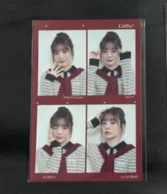 Girls2 On-Line Capsule2025 4カットステッカークレア