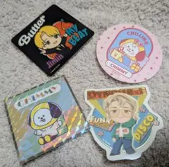 BTS jimin チミー　シール　ステッカー　４点