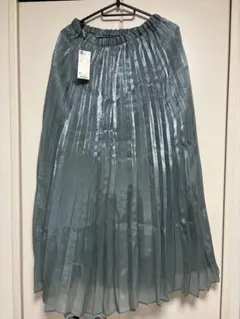 GU 新品 未使用 ロング プリーツスカート M