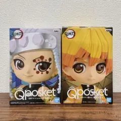 【※新品未開封】Qposket 鬼滅の刃 宇髄天元 我妻善逸 フィギュアセット