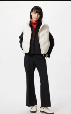 UNIQLO スマートフレアパンツ XS ネイビー
