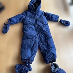 ベビーギャップ　スノーウェア　繋ぎ　ミトン　ネイビー