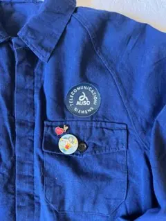 80s 90s ヨーロッパ 企業ロゴ ワークジャケット ヴィンテージ 短丈