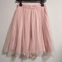 MERCURY DUO　チュールスカート ピンク