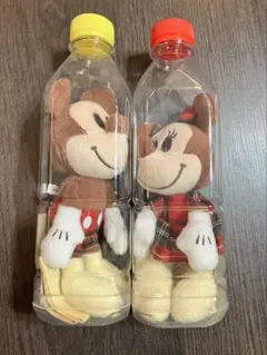 ディズニー ミッキー ミニー ぬいぐるみ ボトル入り　午後の紅茶　KIRIN