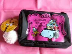 新品　SNOOPY HAPPY PARTY ナイロンポーチ 60周年記スヌーピー