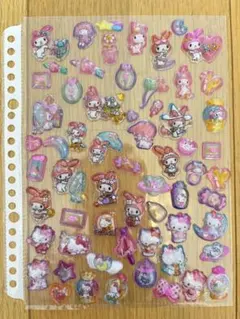 サンリオシール　ボンボンドロップシール　まとめ売り　ぷっくり　立体