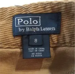 POLOラルフローレンのコードュロイパンツ、サイズ8