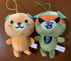 みきゃん ダークみきゃん ぬいぐるみ マスコット 2点セットのサムネイル