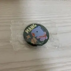 【新品未使用】bt21 BTS くら寿司 MANG オリジナル缶バッジ グリーン
