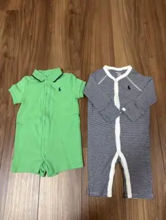 Ralph Laurenロンパース2点セット70サイズ