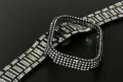 bs0★アップルウォッチバンド　ステンレス　Apple Watchウルトラカバー