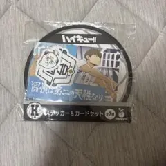 ハイキュー!! 鴎台ステッカー & カードセット