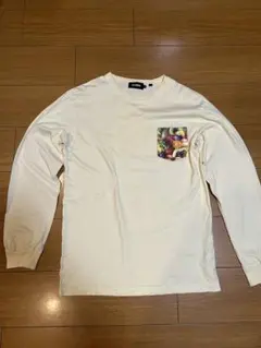 XLARGE M クリーム 長袖 ロンティー