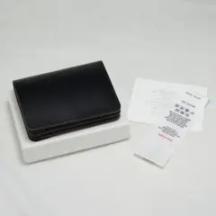 forme post wallet ボックスカーフレザー 黒 - メルカリ
