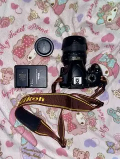 実用品 Nikon D3200 手ブレ補正 VRキット 18-55mm RED - メルカリ