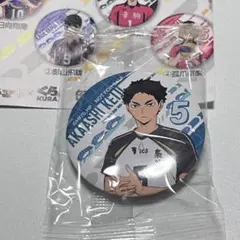 スシロー ハイキューコラボ 赤葦京治 缶バッジ