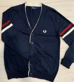 美品 フレッドペリー★FRED PERRY★モヘヤ混 ニットカーディガン