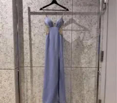 ANGELR 水色 ロングドレス S