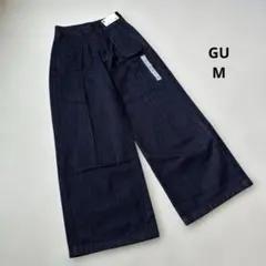 新品未使用【M】ジーユー　バギージーンズ