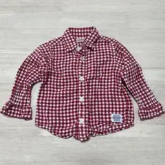 MIKI HOUSE ギンガムチェックシャツ 90