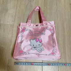 チャーミーキティウサミミトートバッグ生地ハギレ平成レトロ当時物レア