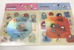 スヌーピー PEANUTS ミックスシールセット アメリカンテイスト 2枚セット