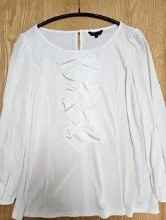 【新品】TO BE CHIC フリル シャツ 40のサムネイル