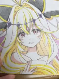 名探偵プリキュア！キュアアルカナ・シャドウ ファンアート 【手描き