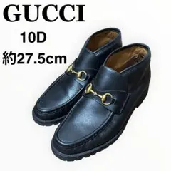 90s 00s GUCCI チャッカブーツ ブラック 10D 約27.5cmのサムネイル