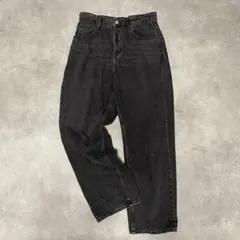 ザラ ZARA ワイドデニム ジーンズ US31 メンズ ブラック