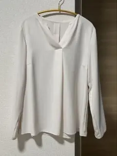 美品green label relaxing スキッパーブラウス　シャツ
