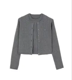 新品】Herlipto Random Ribbed Knit Cardigan - メルカリ