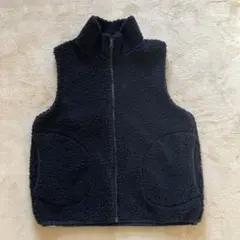 GU ボアベスト　ブラック