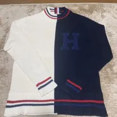 TOMMY HILFIGER リブ編みセーター M