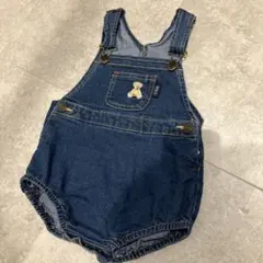 POLO デニムロンパース　80