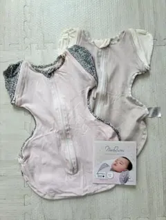 【2点セット】ねくるみ　スワドル　Sサイズ